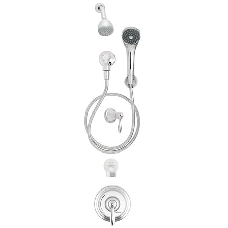 Speakman Trim., Shower, and Tub System, (Valve not included), 1.5 GPM, Polished Chrome SLV-5070-E15