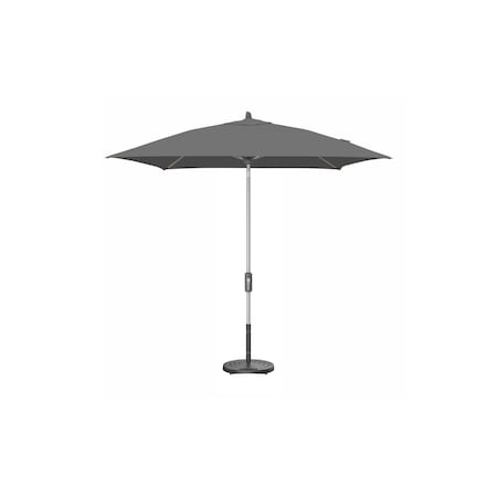 Treasure Garden 7.5 ft Square Patio Umbella, aluminum, fiberglass ribs, outdoor, Cast Slate UM847SQ-SS 40434 Cast Slate