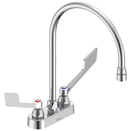 Delta Commercial 27C4 / 27C5 / 27C6 4 In Cast Deck-Mount In Chrome 27C4925-R7