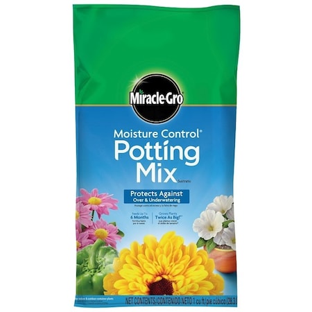 Miracle-Gro Moisture Control Potting Mix, 1 cuft Bag 75551300