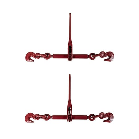 Mytee Products Ratchet Load Binder 3/8in 1/2in Chain Binders Tie Down, 2PK CBRS38x2