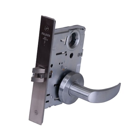 Falcon Electrified Mortise Lock, 24VDC, Fail Safe, SFIC Prep, Less Core, Avalon Lever, Gala Rose, Satin Ch MA851B AG 626 24VDC