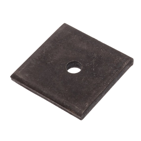 Zoro Select Square Washer, Fits Bolt Size M5 , Stainless Steel Black Oxide Finish Z8905SS-BX