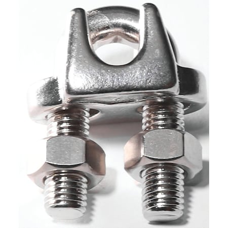 Baron Wire Rope Clip, Stainless Steel 260S-1/8