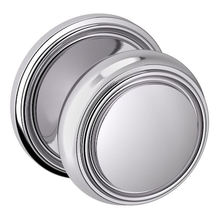 Baldwin Preconfigured 5068 2-3/8in Nashville Knob with 5070 Rose Half Dummy Lock Bright Chrome 5068260IDM