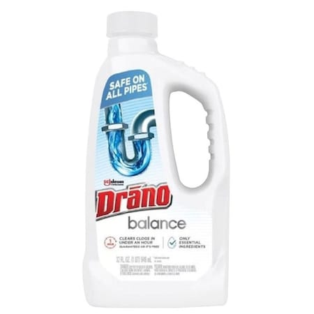 Drano Balance 432 Clog Remover, Gel, 32 oz Bottle 00432