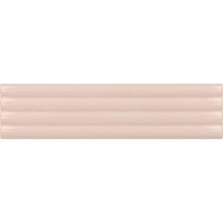 Apollo Tile Arte 1.97 in. x 7.87 in. Glossy Pink Ceramic Subway Deco Wall Tile 4.09 sqft/case, 38PK RID88PNDECGL
