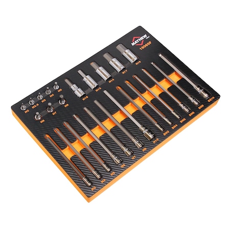 Mayhew 26 Pc Metric Hex Master Socket Bit Set 16065F