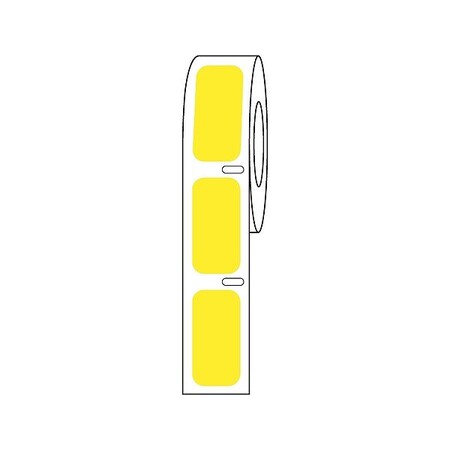 Zoro Select Cryogenic Label, Yellow, Polypropylene GRAING-DTC6