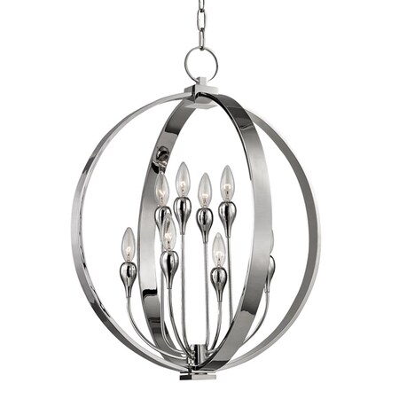 Hudson Valley Lighting Dresden 8 Light Lantern 22 In. Polished Nickel 6722-PN