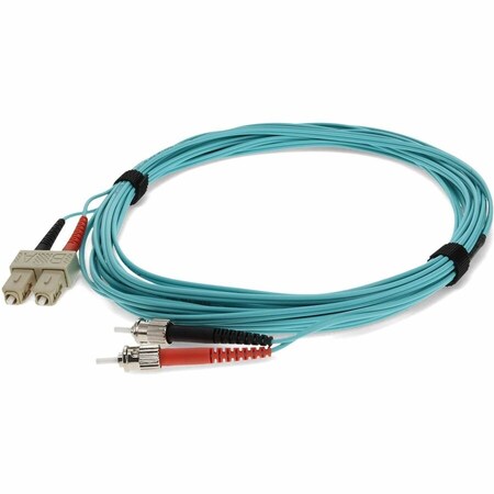 Add-On This Is A 1M Sc (Male) To St (Male) Aqua Duplex Riser-Rated Fiber ADD-ST-SC-1M5OM4
