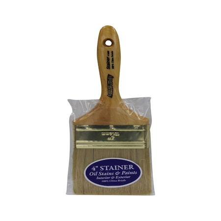 Arroworthy Stainer 4 in. Chiseled Stain Brush 1080 0400