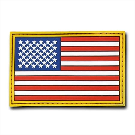 Rapdom USA Flag Rubber Patch- Original T90-USA-ORG