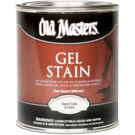 Old Masters 292673 1 qt. Aged Oak Gel Stain 86348819047