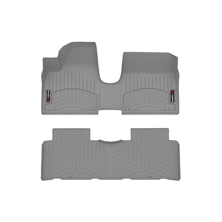 Weathertech Grey, Front and Rear Floorliners 461720-1-3