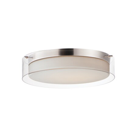 Maxim Duo 16'' Round Flush Mount 12284CLSWSN