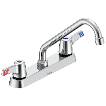 Delta Commercial 26C3 Cast Deck-Mount In Chrome 26C3233-TI