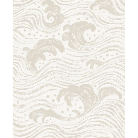 A-Street Prints Swell Beige Ocean Wave Wallpaper 4172-27508