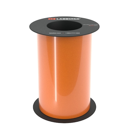 Labeltac Safety Grade Reflective Label Supply 8in x 75ft LT9, Orange LT806SGRF-C