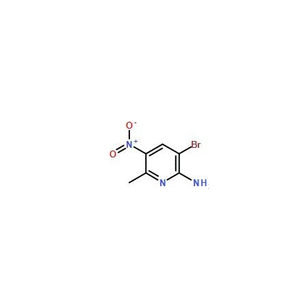 Ak Scientific 3-Bromo-6-methyl-5-nitropyridin-2-amine (250mg), CAS 150935-62-9 7558AA-250mg
