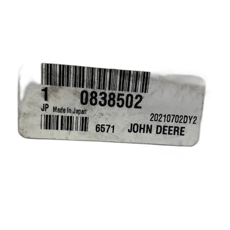 John Deere VALVE SEAT, OEM 838502