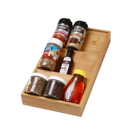 Ybm Home Bamboo Spice Rack Drawer Tray 316
