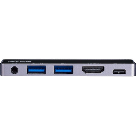 Aten USB-C Travel Dock with Power Pass-Through - 92W UH3238