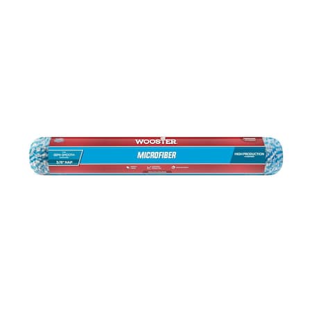 Wooster 18" Paint Roller Cover, 3/8" Nap, Microfiber R523-18