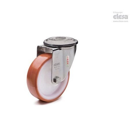 Elesa 451356 Castors stainless steel bracket Injected polyurethane coating plate bracket a 451356