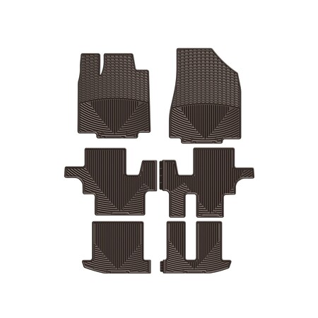 Weathertech Cocoa, Front, Rear, and Rear All Weather Floor Mats W298CO-W302CO-W304CO