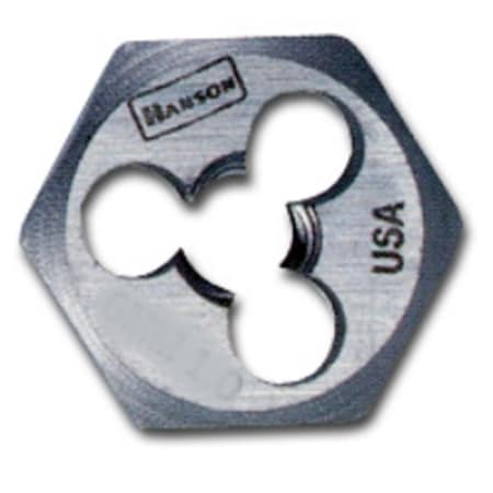 Hanson 6317 0.27 in. 4 mm Die High Carbon Steel Hexagon HAN6317