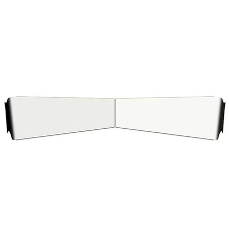 Repl. For Peterbilt 389 Glider Year 2019 12 To 8In 304 Stainless Steel Paintable Reverse Bowti