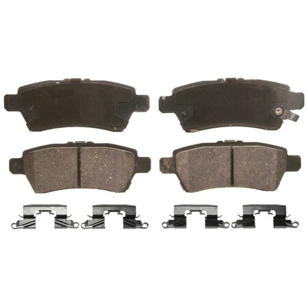 Wagner Brake QuickStop Rear Disc Brake Pad Set Ceramic, ZD1101