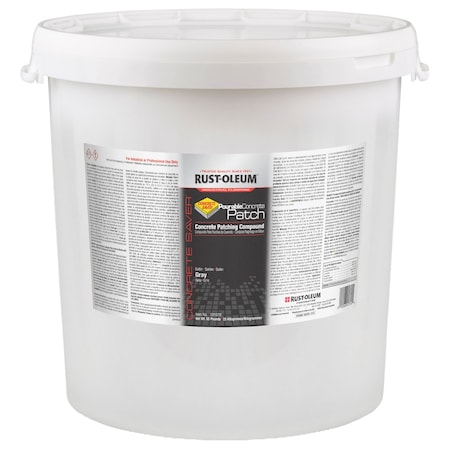 Rust-Oleum Concrete Repair Compound, Pail, Gray, Concrete Saver 291070