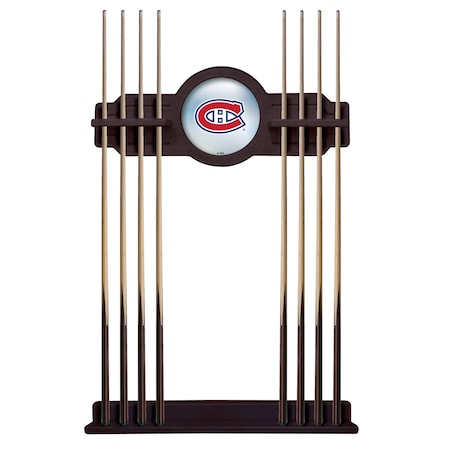 Holland Bar Stool Co Montreal Canadiens Cue Rack in English Tudor Finish CueETudMonCan