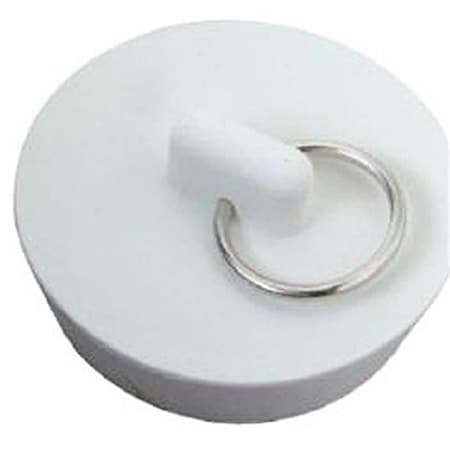 Highkey Master Plumber 1.37 to 1.5 in. Sink Stopper, White LR830280