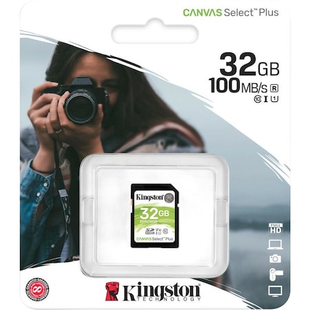 Kingston 32GB SDHC Canvas Select Plus SDS2/32GB
