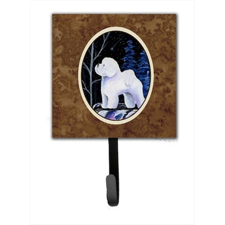 Carolines Treasures Starry Night Bichon Frise Leash Holder Or Key Hook SS8397SH4