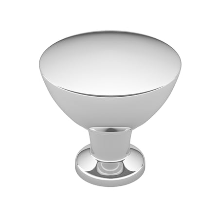 Richelieu 1 11/32 in (34 mm) Chrome Contemporary Cabinet Knob BP872034140