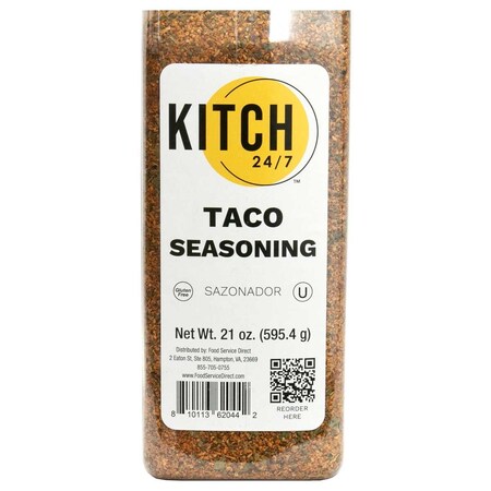 Kitch 24/7 Spices Taco Seasoning, 21 Ounce KC2044