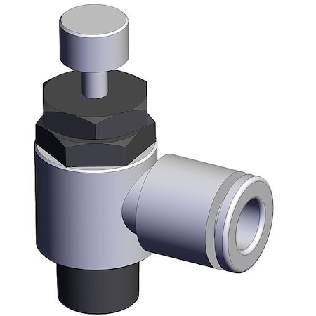 Smc ELBOW-TUBE OD 6MM, PORT SIZE 1/8 IN AS2201FG-01-06
