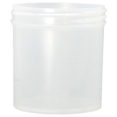 Qorpak Jar, PP, 96 mm H, 89 mm dia., 16 oz, PK96 PLA-03350