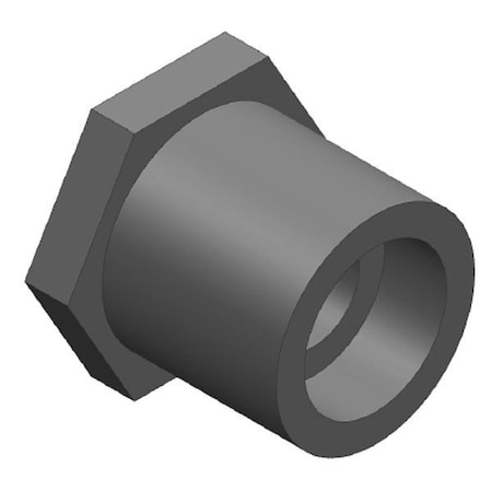 Zoro Select CPVC, Bushing, 3 in, 1 1/2 in 9837337