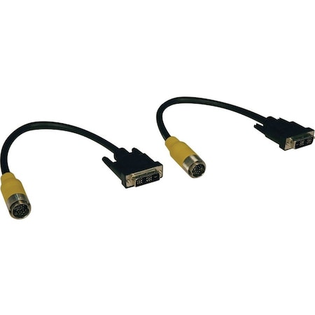 Tripp Lite Easy Pull Connector, DVI, Single Link, M/M EZB-DVIM-2