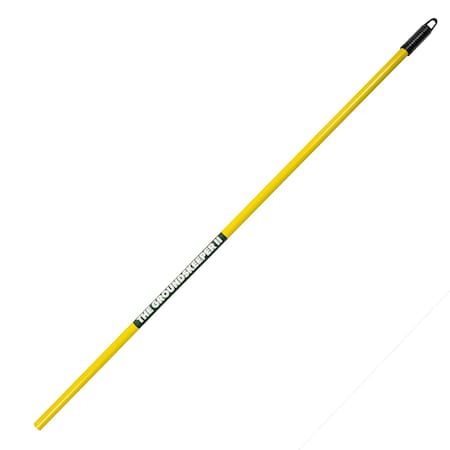 The Groundskeeper Ii 55-inch Lightweight Fiberglass Replacement Rake Handle Only Yellow 32230H