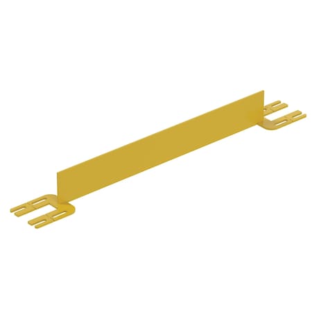 Vestil Safety Railing Toe Board 3' Yellow VDKR-3-TB