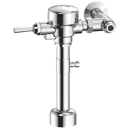 Delta Commercial 81T Manual Exposed Water Closet Flush Valve With Trap Seal Primer In Chrome 81T201-1