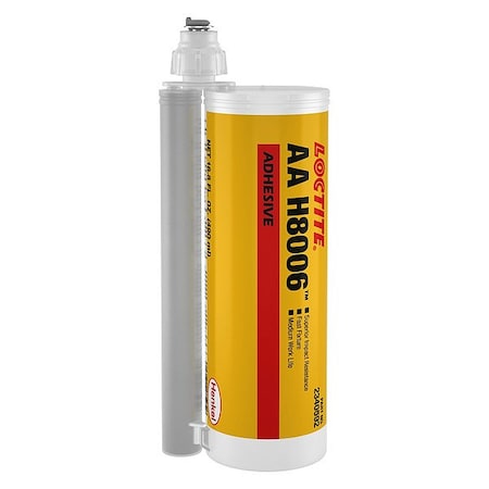 Loctite Structural Adhesive, AA H8006 Series, Dual-Cartridge, 10:1 Mix Ratio 2340592