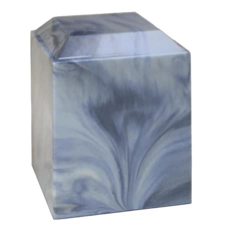 Fasttrack2Fitness Cultured Marble Cremation Pinnacle Adult Urn, Sky Blue FA2155099