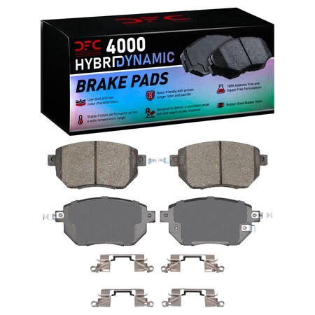 Dfc 4000 HybriDynamic, Disc Brake Pad Set,  4000-0969-01